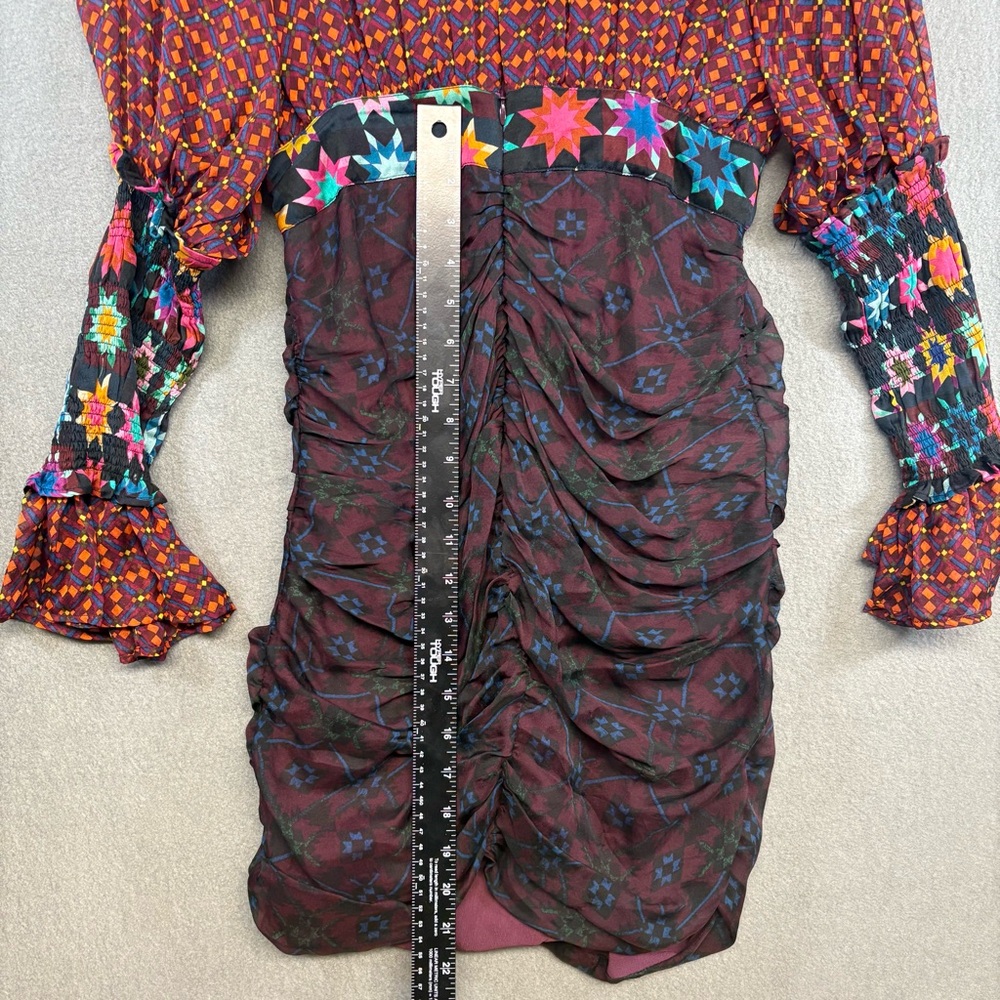 Mimi Liberte by Michael Klein Silk Mini Dress Sz. 40 - Picture 2 of 7